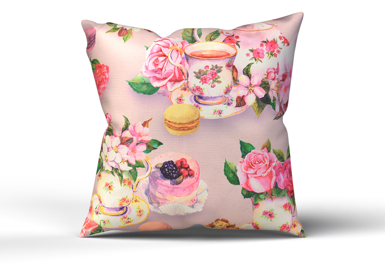 Outdoor Zierkissen Tea Time