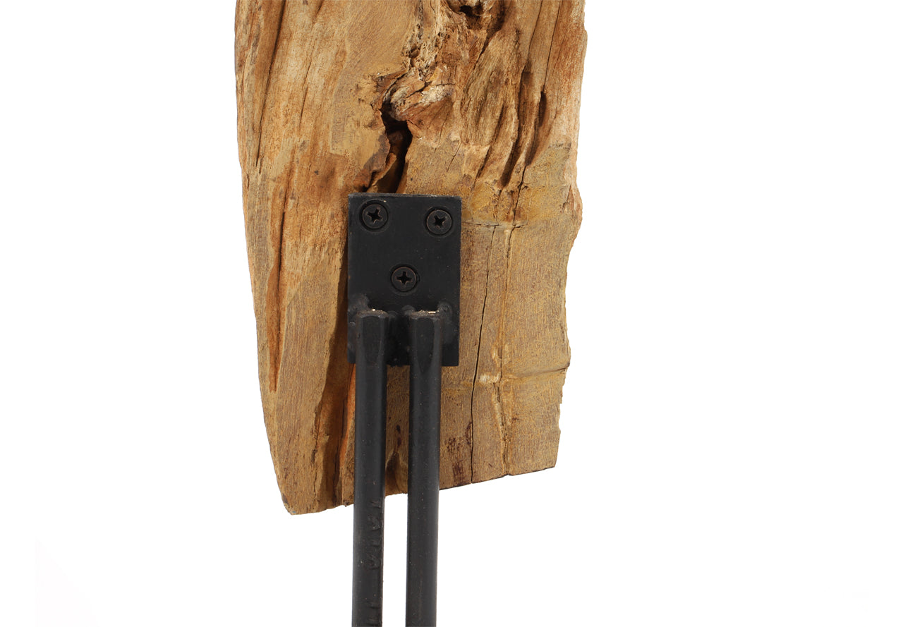 Wurzelholz Skulptur mit Ständer